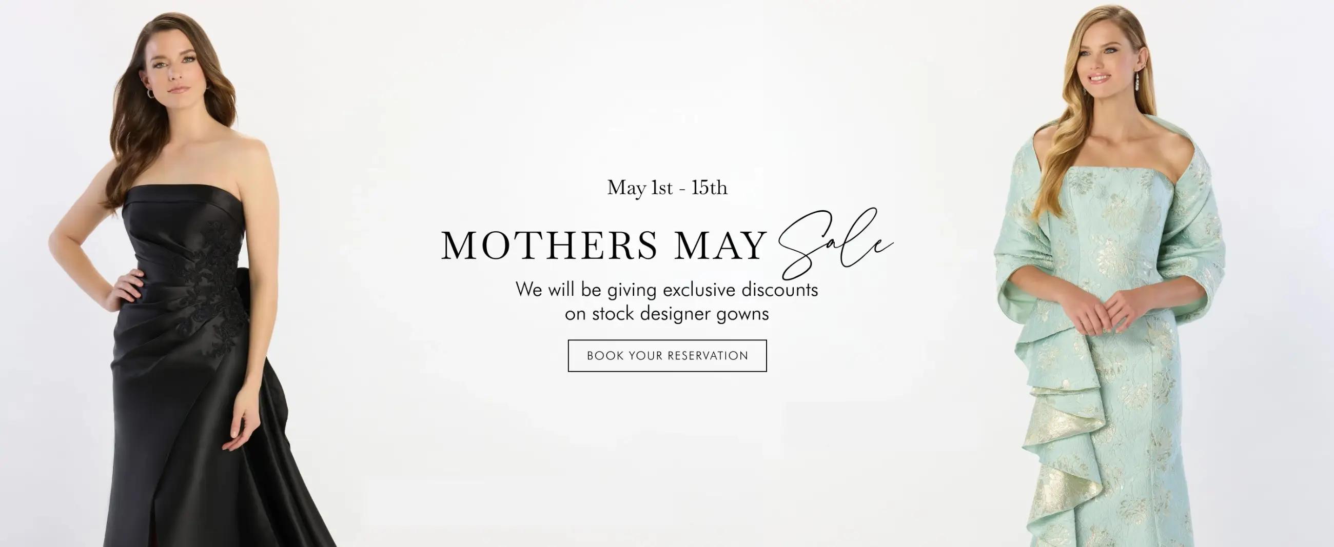 Mothers May Sale desktop banner