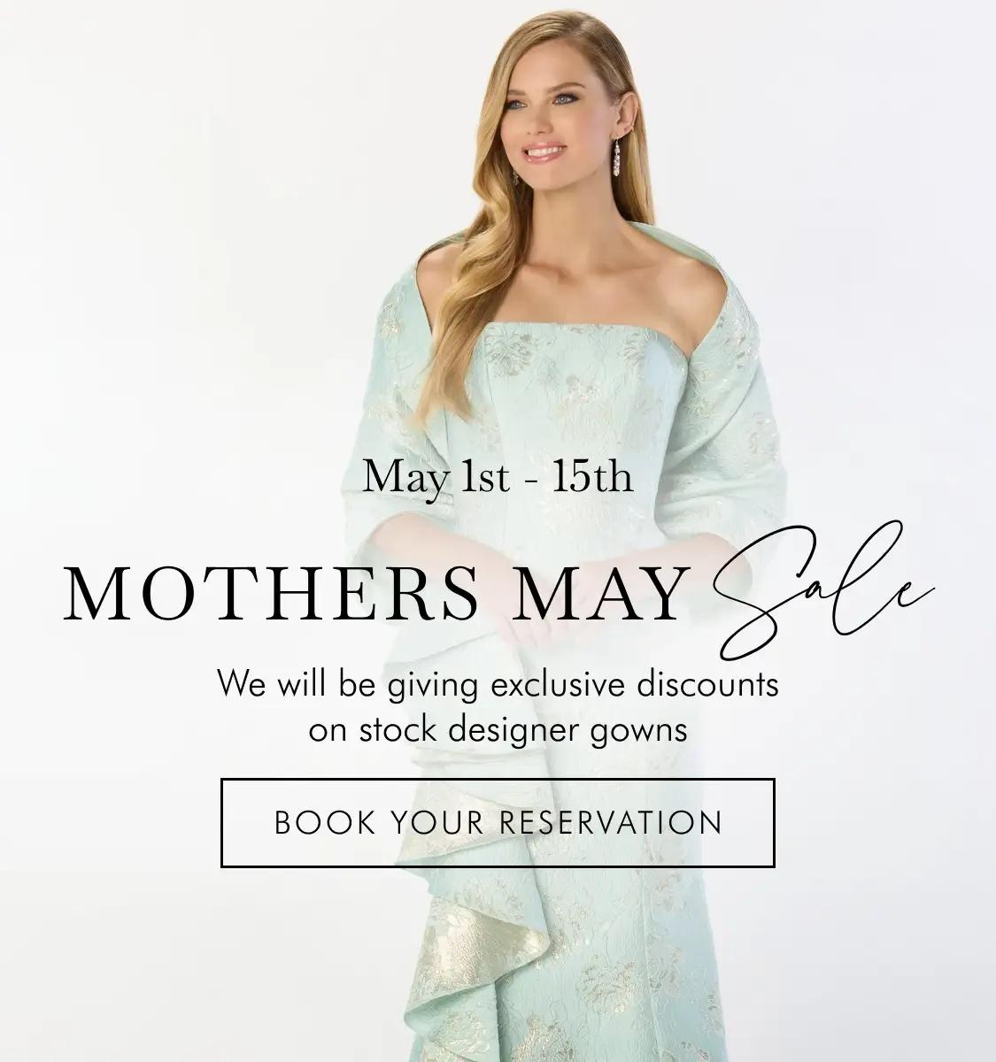 Mothers May Sale mobile banner
